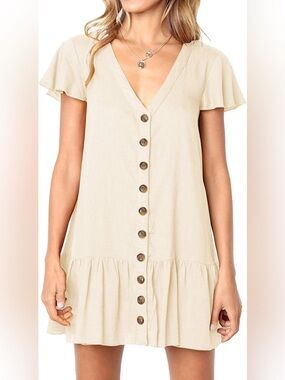DAVI & DANI | linen blend midi